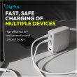 Digitus USB GaN Charger 140W, 3x USB-C, 1x USB-A DA-10305