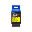 Brother HSe-611E Heat shrink tube Black On Yellow