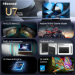 Hisense 55U7SE 55" (139 cm) UHD MiniLED Smart TV Hisense