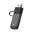 TP-LINK BE6500 Tri-Band Wi-Fi 7 Mini Wireless USB Adapter Archer TBE400U 2.4 GHz, 5 GHz, 6 GHz