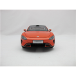 Xiaomi SU7 1:18 Die-cast Model Car Lava Orange Zinc alloy, ABS, SAN and PVC