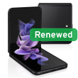 Samsung Renewed Grade C Galaxy Z Flip 3 Phantom Black