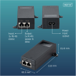 Digitus Gigabit Ethernet PoE++ injector, 802.3bt DN-95104-1