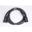 Evaka EV Charging Cable Type 2-Type 2, 22 kW, 32 A, 5 x 6 mm2, 1 x 0.5 mm2, 7 m ITGAM3872 Black