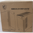 SALE OUT. MSI MPG VELOX 100R White PC Case, Mid-Tower, USB 3.2, Audio-out, Mic-in MSI PC Case MPG VELOX 100R WHITE