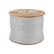 Lanberg LAN Cable CAT.6A UFTP 305M Solid CU LSZH Grey CPR + Fluke Passed LCUF6L-11CU-0305-S