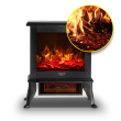 Adler Electric Fireplace AD 7754 Ceramic