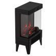 Adler LED electric fireplace with remote control AD 7755 Ceramic Heater