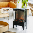 Adler LED electric fireplace with remote control AD 7755 Ceramic Heater