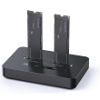 Gembird Desktop dual drive USB Type-C M.2 NVME (and SATA) SSD docking station, Black DD2-U3M2