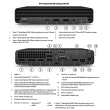 HP Renewed Grade C ProDesk 400 G6 Desktop Mini Intel Core i5