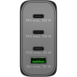 Goobay 100 W USB-C PD GaN Multiport Fast Charger, Black