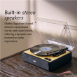 Marley Turntable with Built-In Stereo Speakers Rise Up Bluetooth In/Out
