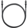 Goobay USB-C Cable, USB4, 1.8 m, bBack/Silver USB-C to USB-C