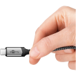 Goobay USB-C Cable, USB4, 1.8 m, bBack/Silver USB-C to USB-C