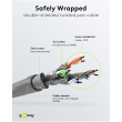 Goobay CAT 6A Network Cable, S/FTP (PiMF), 50 m 96093