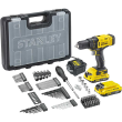 Stanley Screwdriver Kit, 18 V, 2 Ah accumulator SFMCD700D2A-QW
