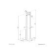 Neomounts Floor stand FL15-628BL1 Fixed