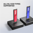 AXAGON USB-C 10Gbps docking station for M.2 NVMe/SATA SSD ADSA-M2C11