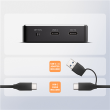 AXAGON USB-C 10Gbps docking station for M.2 NVMe/SATA SSD ADSA-M2C11