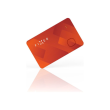 FIXED Tag Card with Find My support, orange Fixed