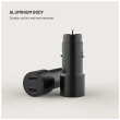 Fixed Dual USB-C Car Charger, 65W, PD 3.0