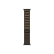 APPLE 49mm Dark Olive Alpine Loop - Small - Black Titanium Finish Apple