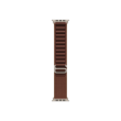 APPLE 49mm Burgundy Alpine Loop - Medium - Natural Titanium Finish Apple