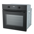 Midea MBO65M80M1-BK Oven, Built-in, Electric, Width 59.5 cm, Touch Display, Black Midea