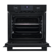 Midea MBO7NM30D0-BK Oven, Built-in, Electric, Width 60 cm, Touch Display, Black