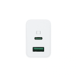 OPPO SUPERVOOC 45W Dual-Port Charger, OSAB4CB4AE, White Charger