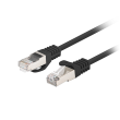 Lanberg Patchcord CAT.6 FTP 5M fluke passed 10-pack, Black PCF6-20CC-0500-BK