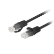 Lanberg Patchcord CAT.6 UTP 1.5M fluke passed 10-pack, Black PCU6-20CC-0150-BK
