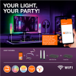 Osram SMART+ WIFI ORBIS MAGIC WALL/CEILING 500mm RGB+TW Dimmable black+white 38 W RGBTW
