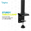Digitus LED Desk Lamp, 50 cm, Black DA-90490 1025 lm