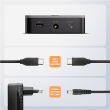 AXAGON USB-C 20Gbps docking station for 2× M.2 NVMe SSD with disk cloning function without PC ADSA-M2C22L