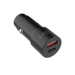 Fixed USB-C/USB-A Car Charger, 63W, PD 3.0
