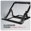 AXAGON STND-LAB stand for laptops and tablets Adjustable Height, Angle 10-17.3 "