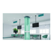 Neomounts Ceiling mount FPMA-C340BLACK Monitor/TV mount ceiling screen Adjustable Height, Rotate, Tilt, Swivel
