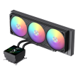 Gamemax CPU Liquid Cooler GLACIER 360 LCD BK Intel, AMD