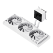 Gamemax CPU Liquid Cooler GLACIER 360 LCD WH Intel, AMD