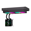 Gamemax CPU Liquid Cooler GLACIER 240 LCD BK Intel, AMD