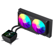 Gamemax CPU Liquid Cooler GLACIER 240 LCD BK Intel, AMD