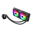 Gamemax CPU Liquid Cooler ICEBURG 240 DIGITAL BK Black