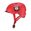 Globber Helmet Elite Lights, XS/S (48-53cm) 507-102 Red