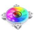 Gamemax Case Fan DUAL RING INFINITY WH White
