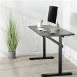 LogiLink Manually adjustable sit-stand desk, 700–1170 mm, black