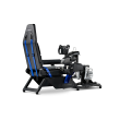 Next Level Racing Boeing Commercial Edition Flight Simulator Blue highlights