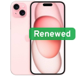 Apple Renewed Grade A++ Apple iPhone 15 Pink