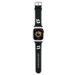 Karl Lagerfeld | Apple Watch Strap KLAWLSLKCNK | Black | Silicone/Stainless Steel